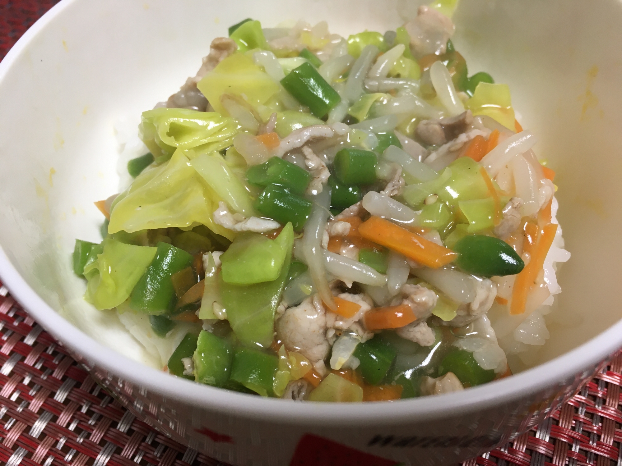 幼児食 豚肉と野菜たっぷりあんかけ丼 レシピ 作り方 By えみすけ0309 楽天レシピ 幼児食 豚肉と野菜たっぷりあんかけ丼 レシピ 作り方 By えみすけ0309 楽天レシピ