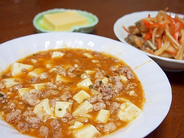 しびれるマーボー豆腐