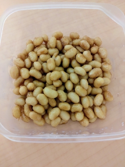 箸が止まらない！甘辛炒り大豆＋＋