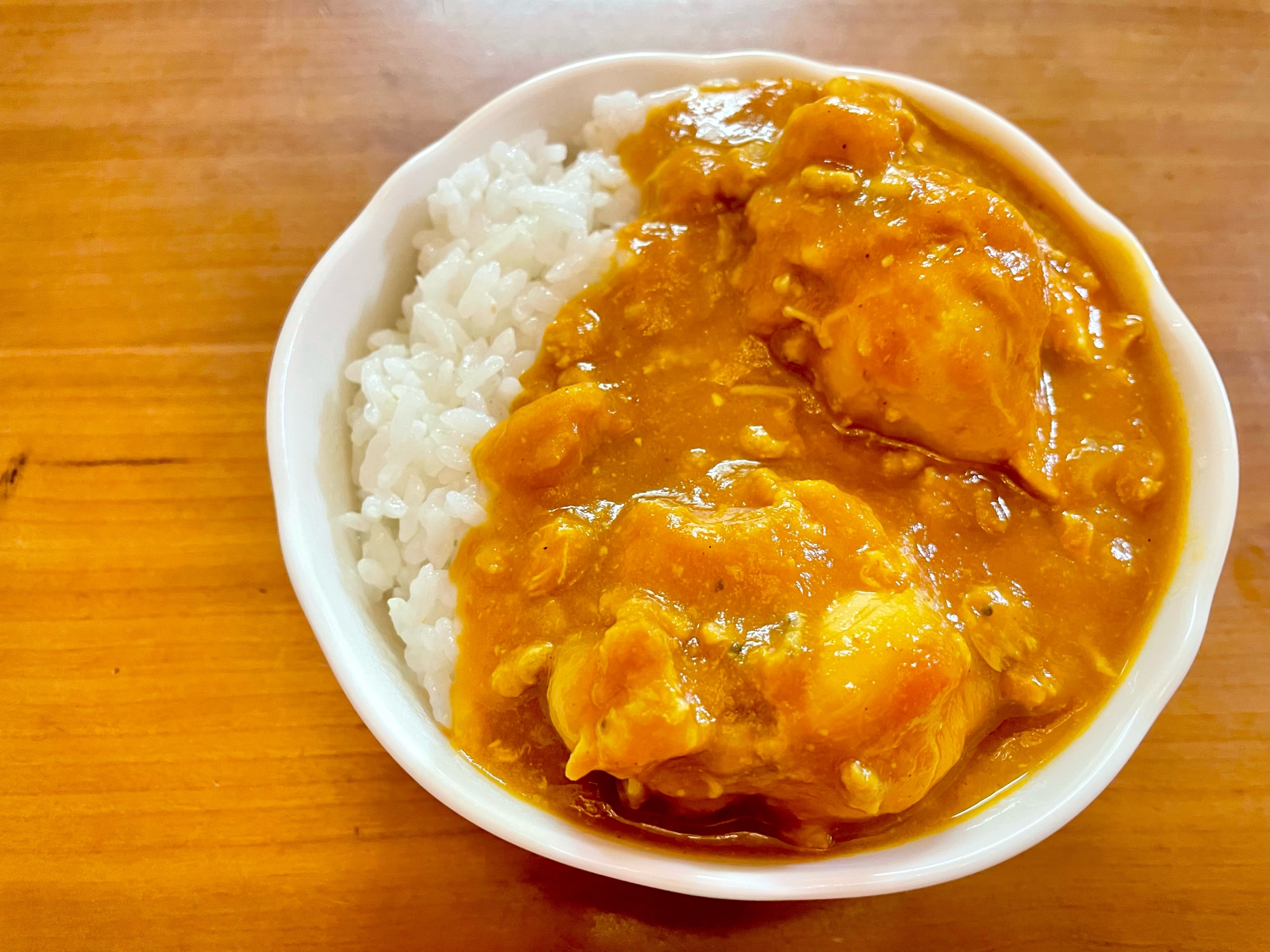 塩麹とカレー粉でカレーライス