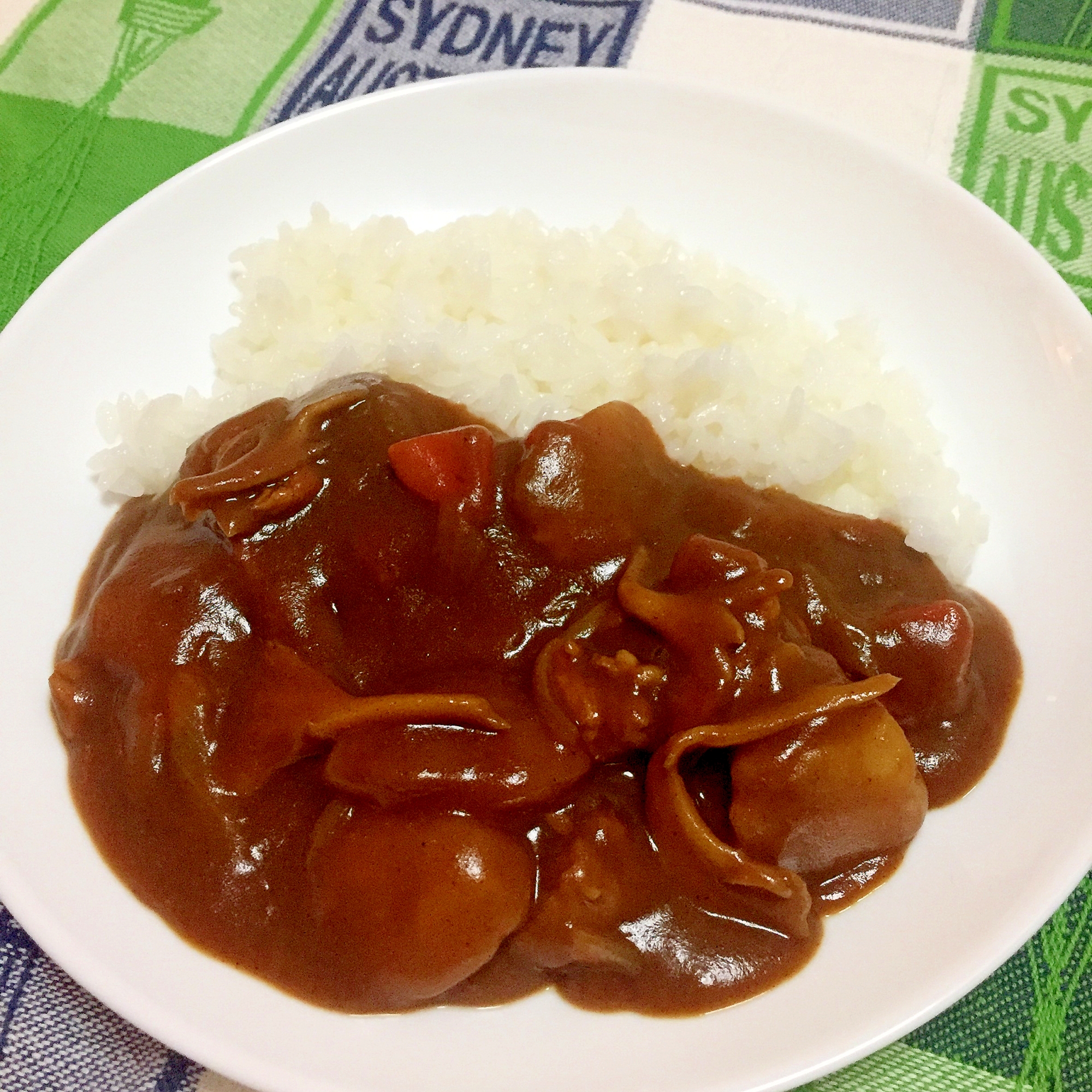 チキンと舞茸のカレー♪