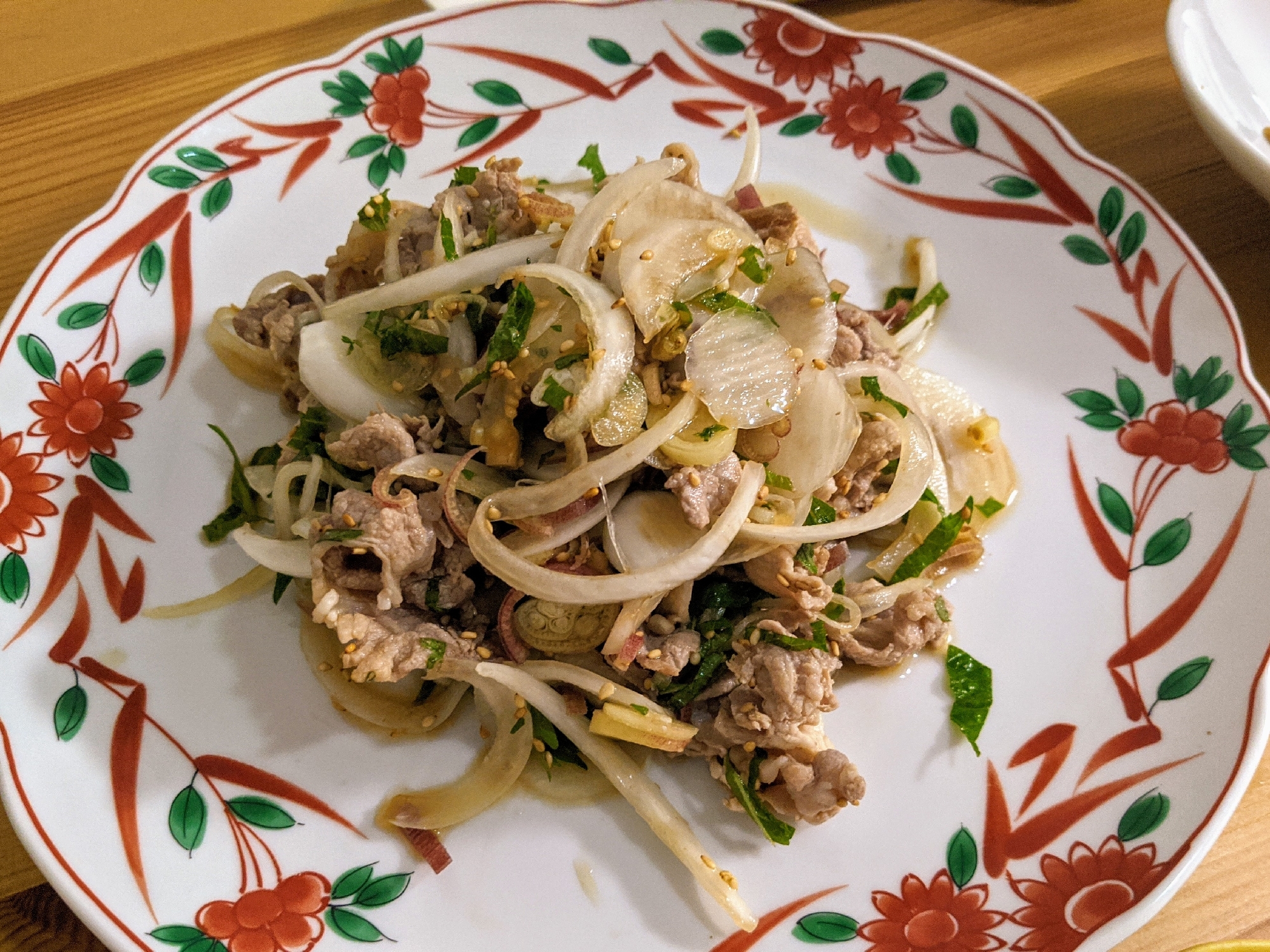 香味野菜で大人の冷しゃぶサラダ