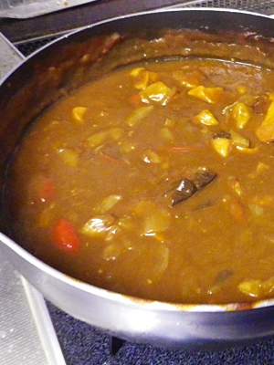 ルーで作る、簡単夏野菜カレー