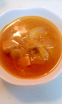 葱のカレースープ