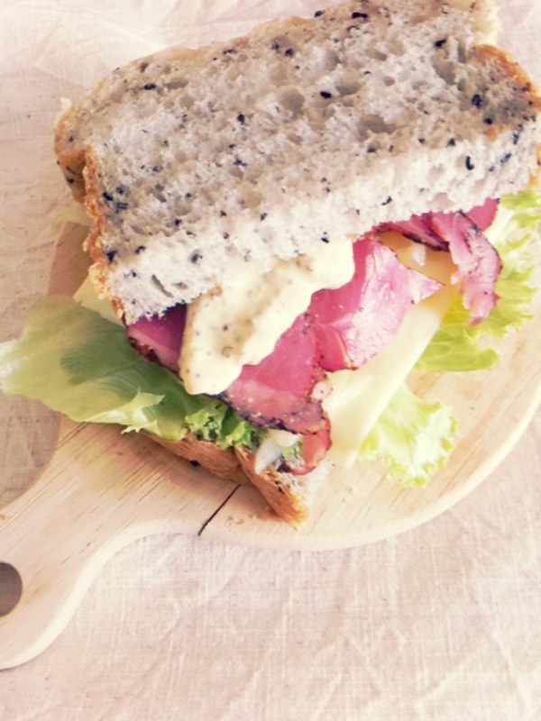 パストラミビーフのサンドイッチ レシピ 作り方 By Unamamemo 楽天レシピ パストラミビーフのサンドイッチ レシピ 作り方 By Unamamemo 楽天レシピ