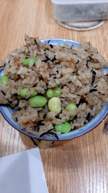 煮魚リメイク ひじき炊き込みごはん