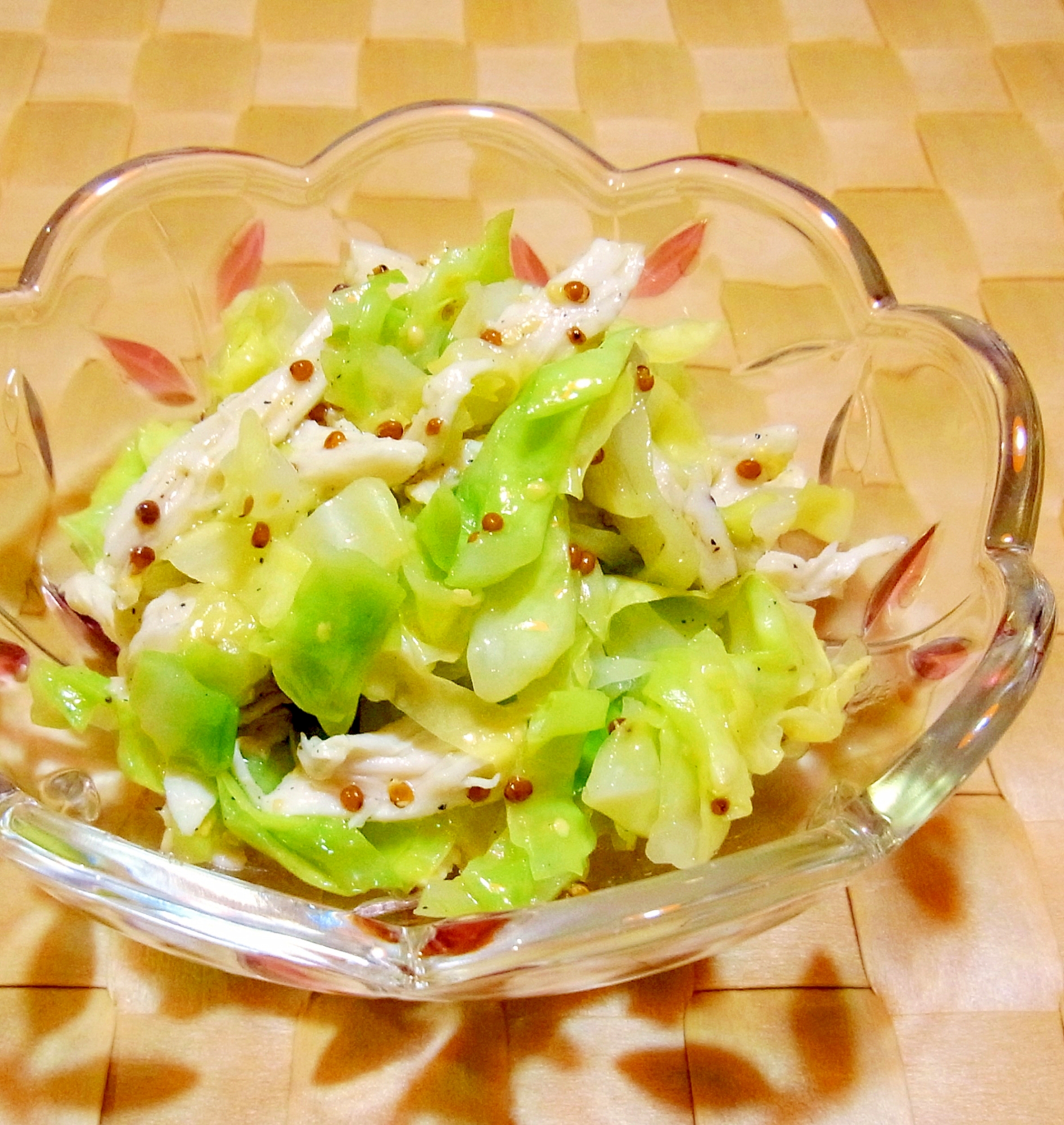 キャベツとささみの粒マスタード和え レシピ 作り方 By メリッコ 楽天レシピ