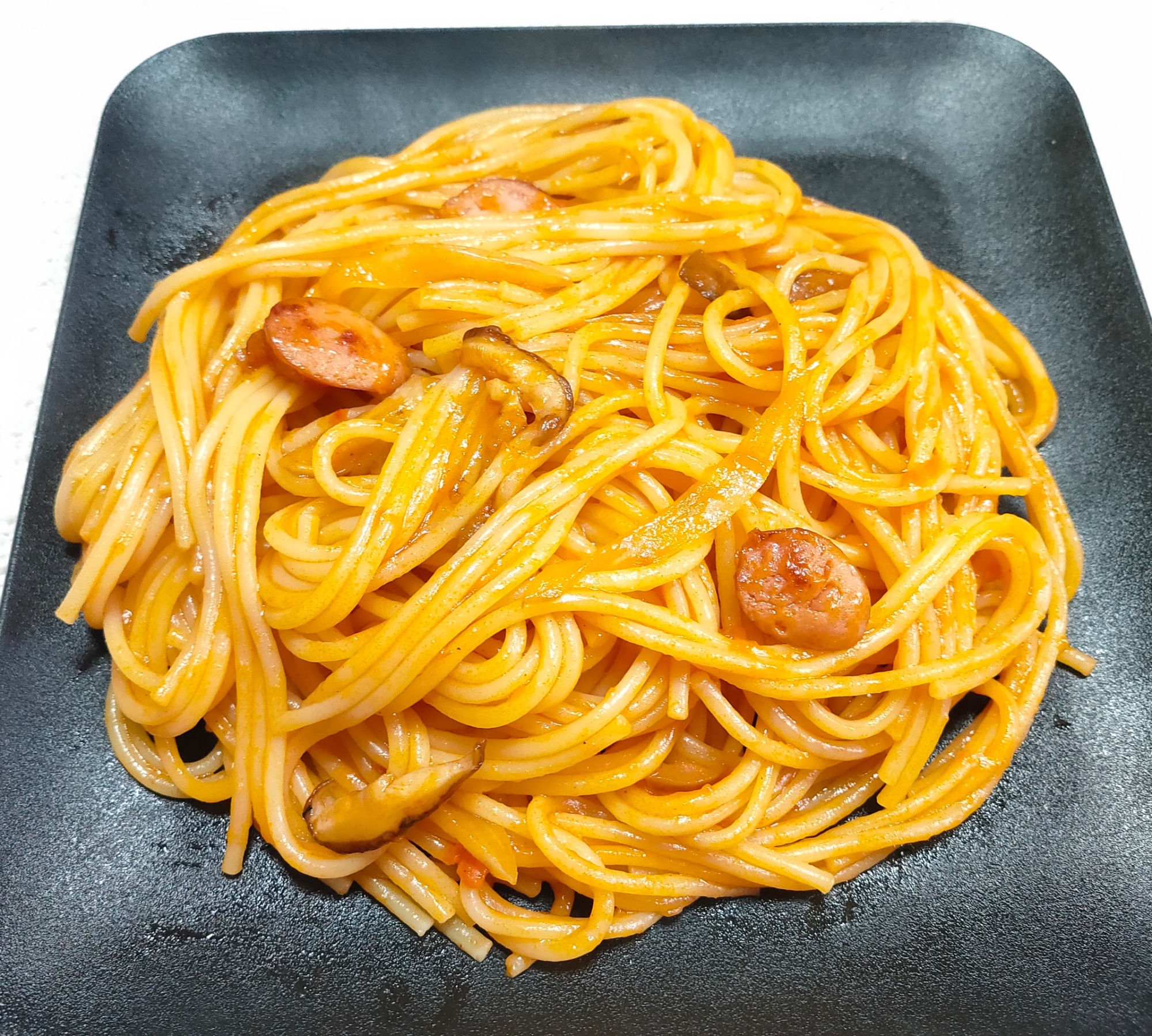 椎茸のナポリタン