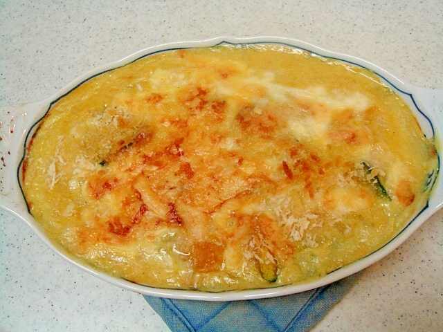 豆腐と南瓜の豆乳味噌グラタン