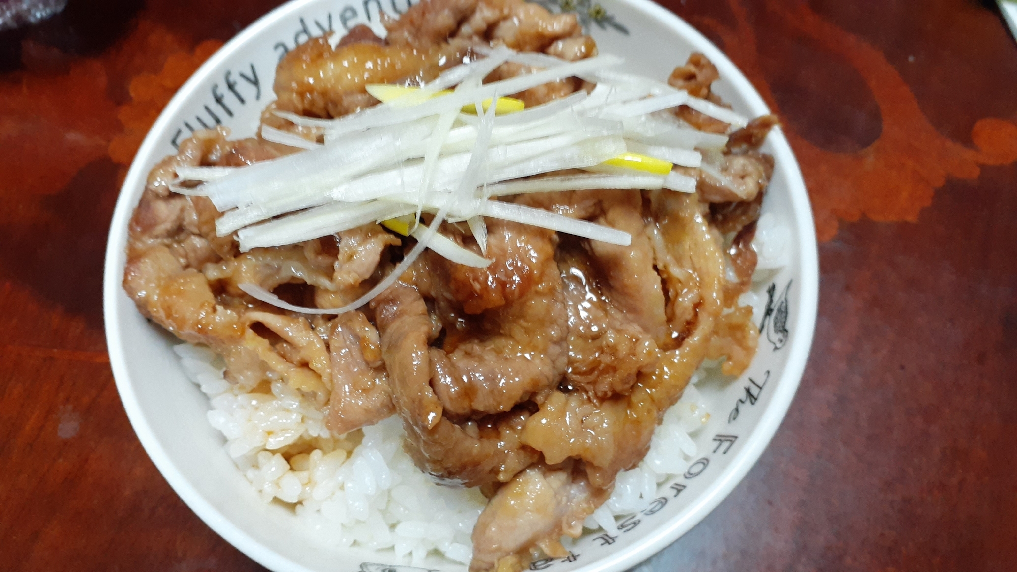 節約☆豚コマで豚丼風