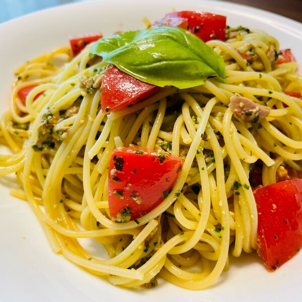 バジルソースで 冷製パスタ レシピ 作り方 By コロン S Kitchen 楽天レシピ バジルソースで 冷製パスタ レシピ 作り方 By コロン S Kitchen 楽天レシピ