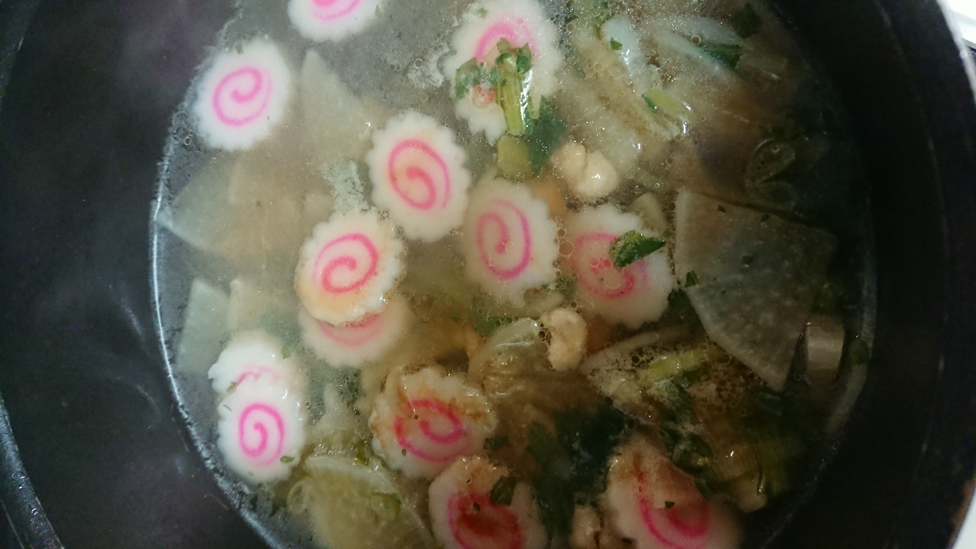 大根と小松菜スープ