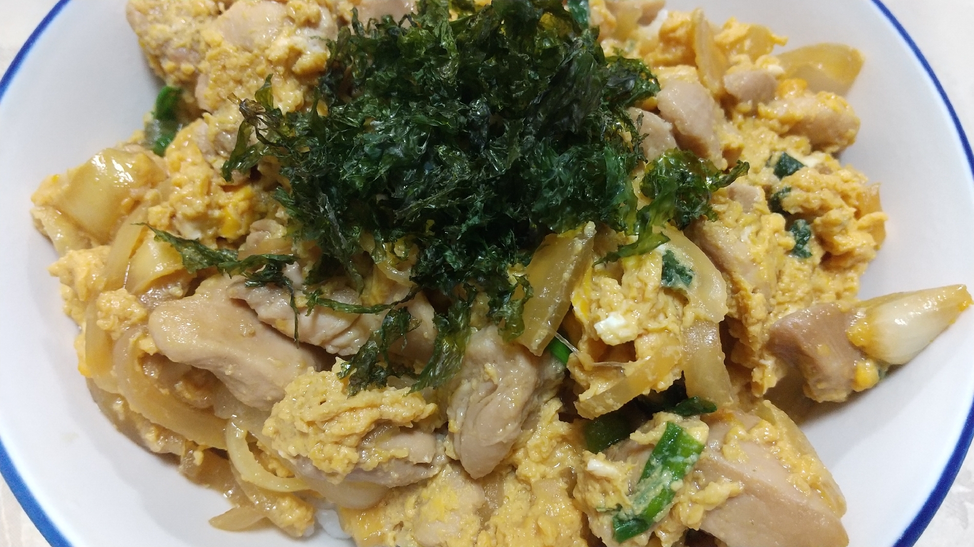 IHコンロで作る頑張れお手軽親子丼