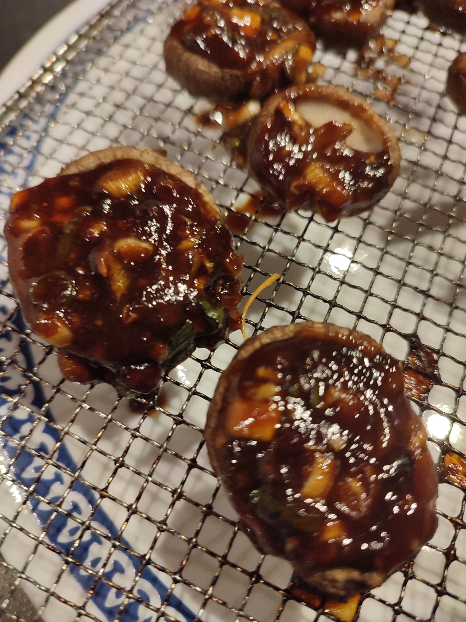 椎茸の味噌焼き