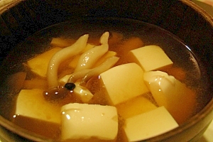 しめじの味噌汁