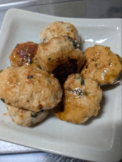 ごぼう&おから入り鶏つくねハンバーグ♡食物繊維補給