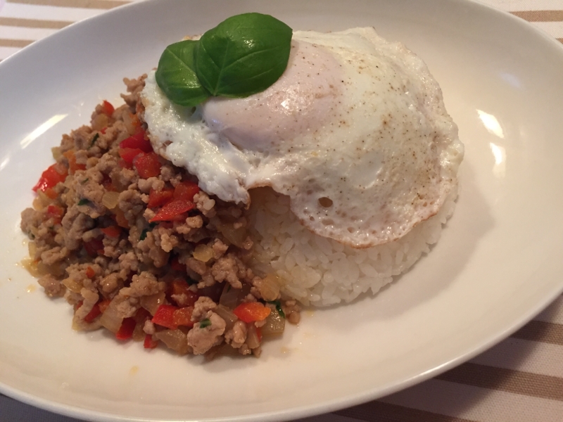 ナンプラーなし!簡単美味しいガパオライス