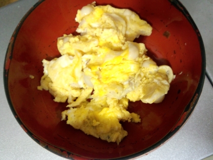 レンジで作る☆えのきの卵炒め