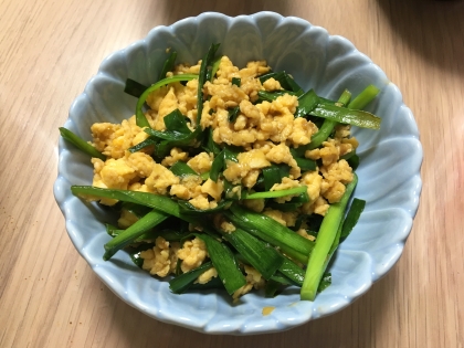 市販の素がなくてもこれからニラ玉が食べれる！美味しかったです♪
