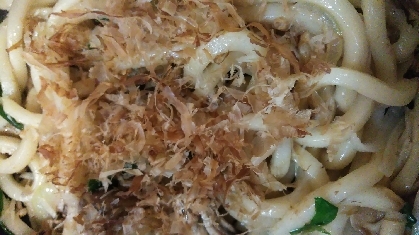 きのこの焼きうどん