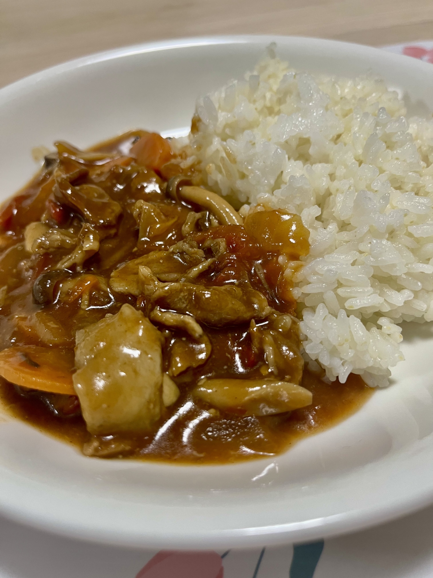 自家製ハヤシライス！ルー無しで簡単！