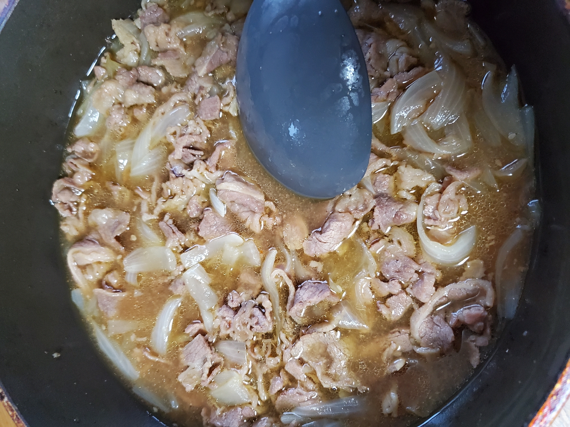 焼肉のたれで牛丼