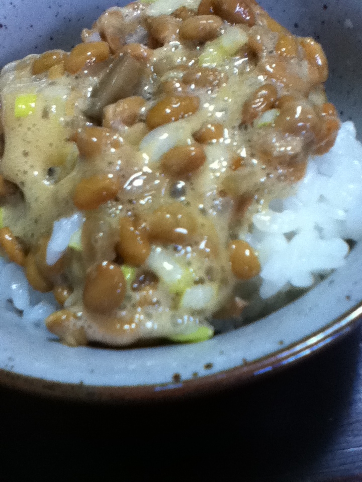 ザーサイ納豆ご飯