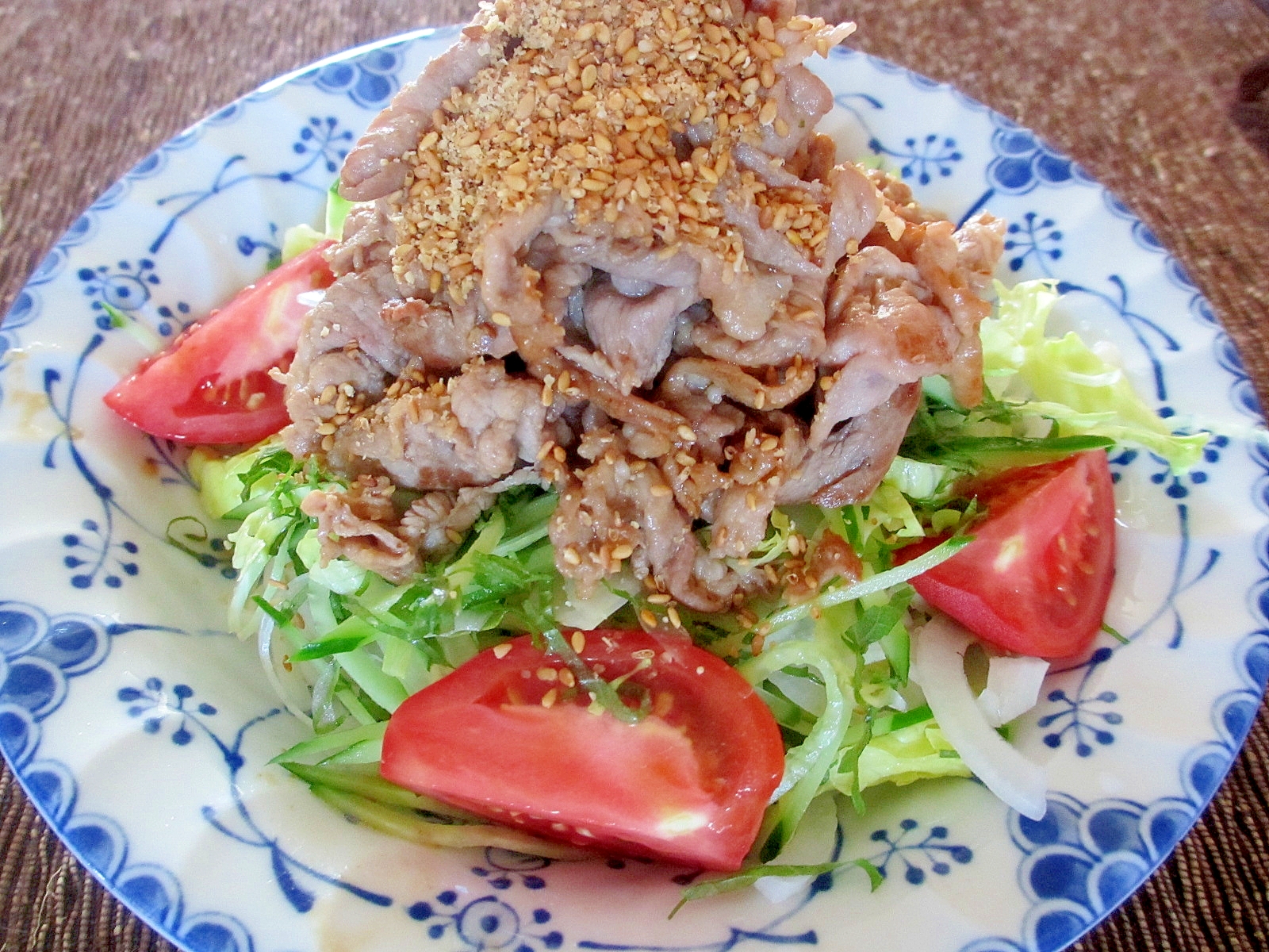 豚スタミナ炒めサラダうどん