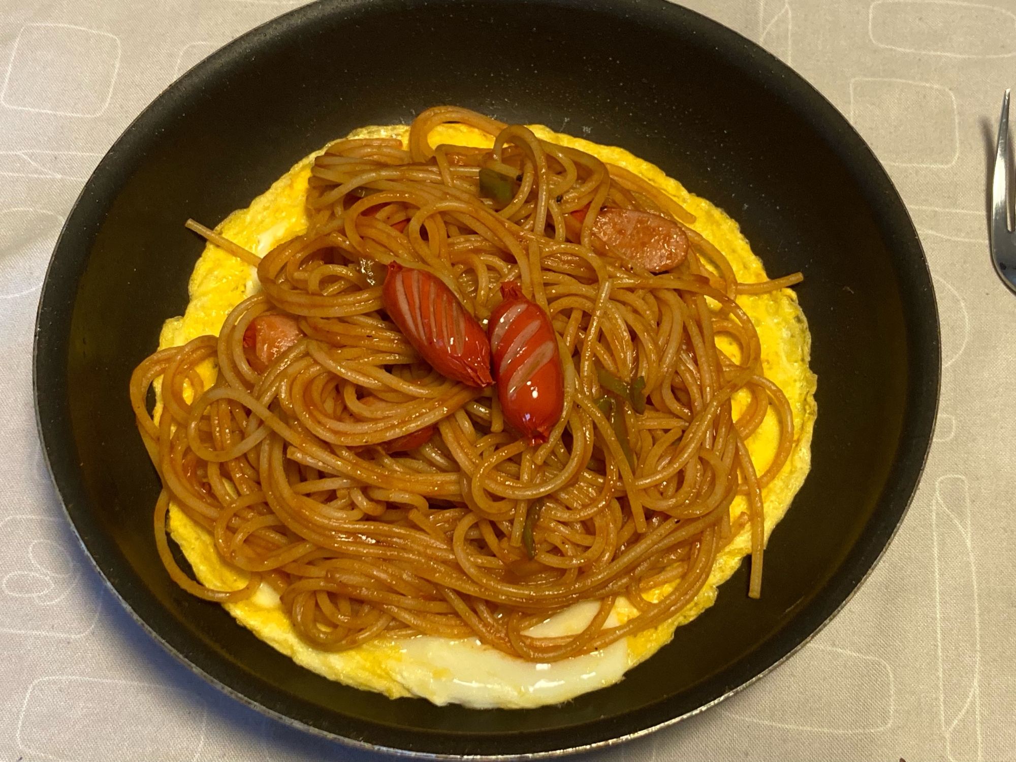 うちの麺　鉄板ナポリタン