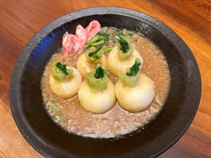 かぶがちょっと硬かったけど、旬のカブなので、美味しく食べれました！また作りまーす！