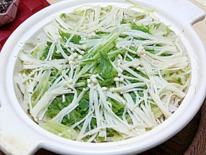 ヘルシーに野菜たっぷり☆蒸し鍋