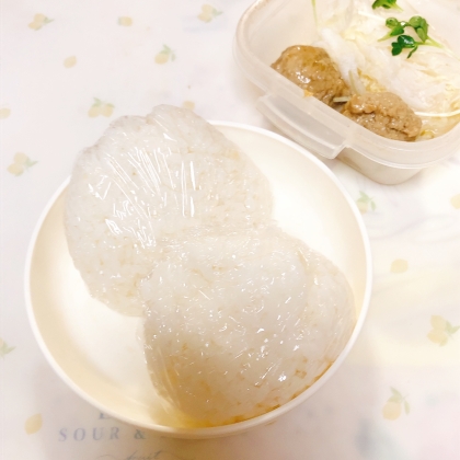 ちくわの生姜醤油煮のおにぎり弁当