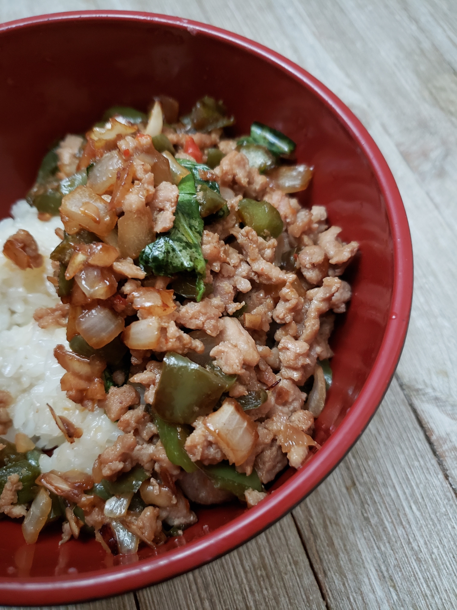 簡単♪ガパオ丼