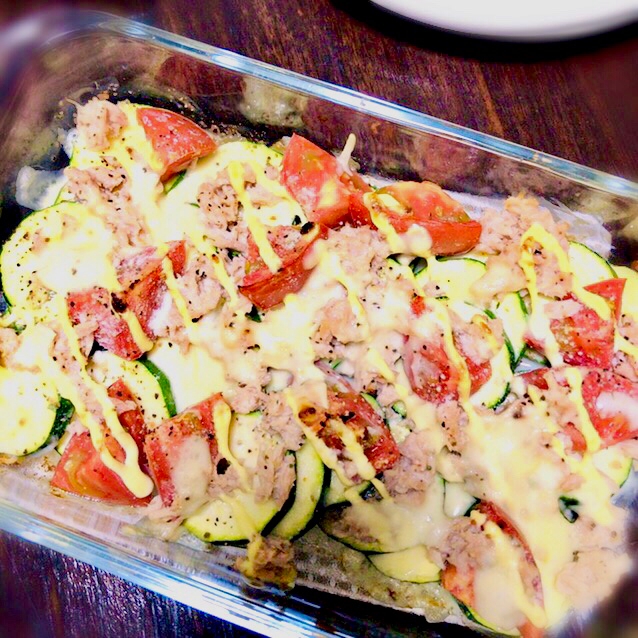 トマトとズッキーニのツナマヨ焼き レシピ 作り方 By Ma 楽天レシピ トマトとズッキーニのツナマヨ焼き レシピ 作り方 By Ma 楽天レシピ