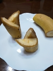 おしゃれ かわいい バナナ 飾り切り レシピ 作り方 By こってぃさん 楽天レシピ