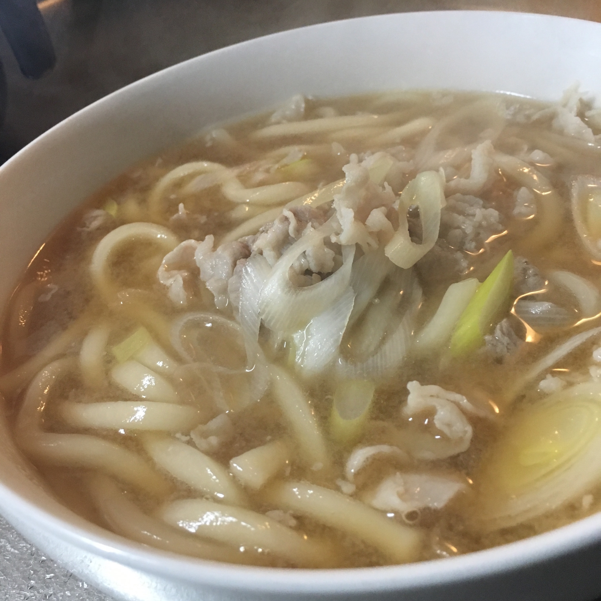 豚バラの煮込みうどん