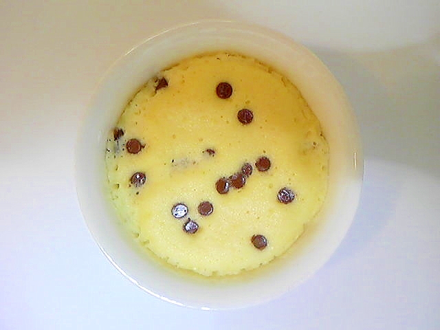 レンジでチョコチップカップケーキ