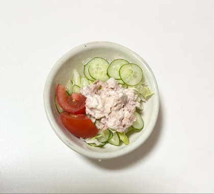 白だしでツナサラダ