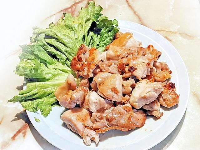 揚げない!焼くだけのガーリックソルトチキン♪