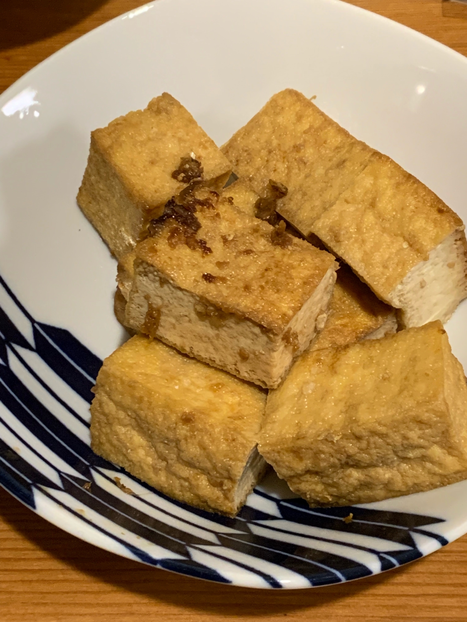 厚揚げの生姜醤油味