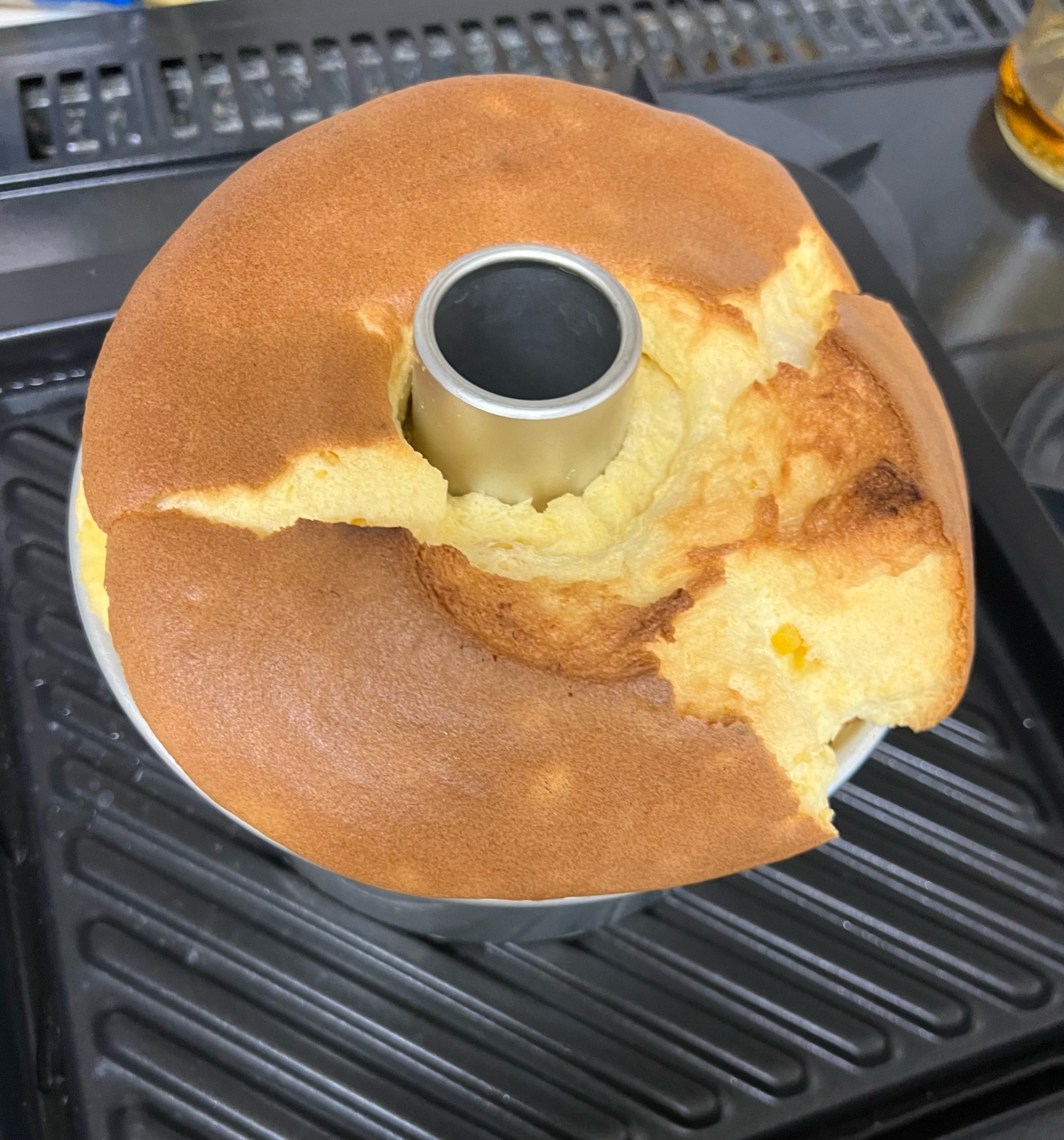 柚子のシフォンケーキ