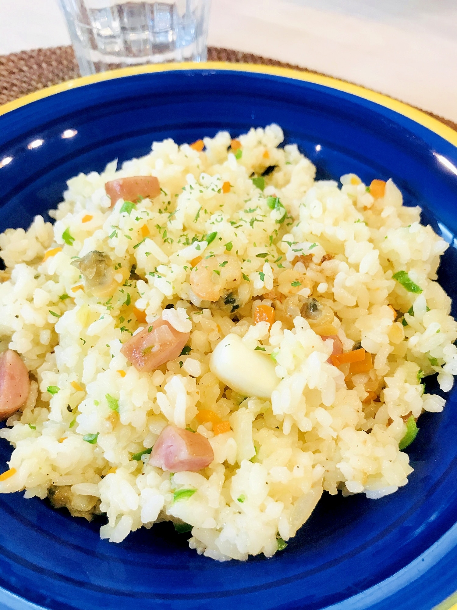 シーフードミックス ご飯 安い フライパン