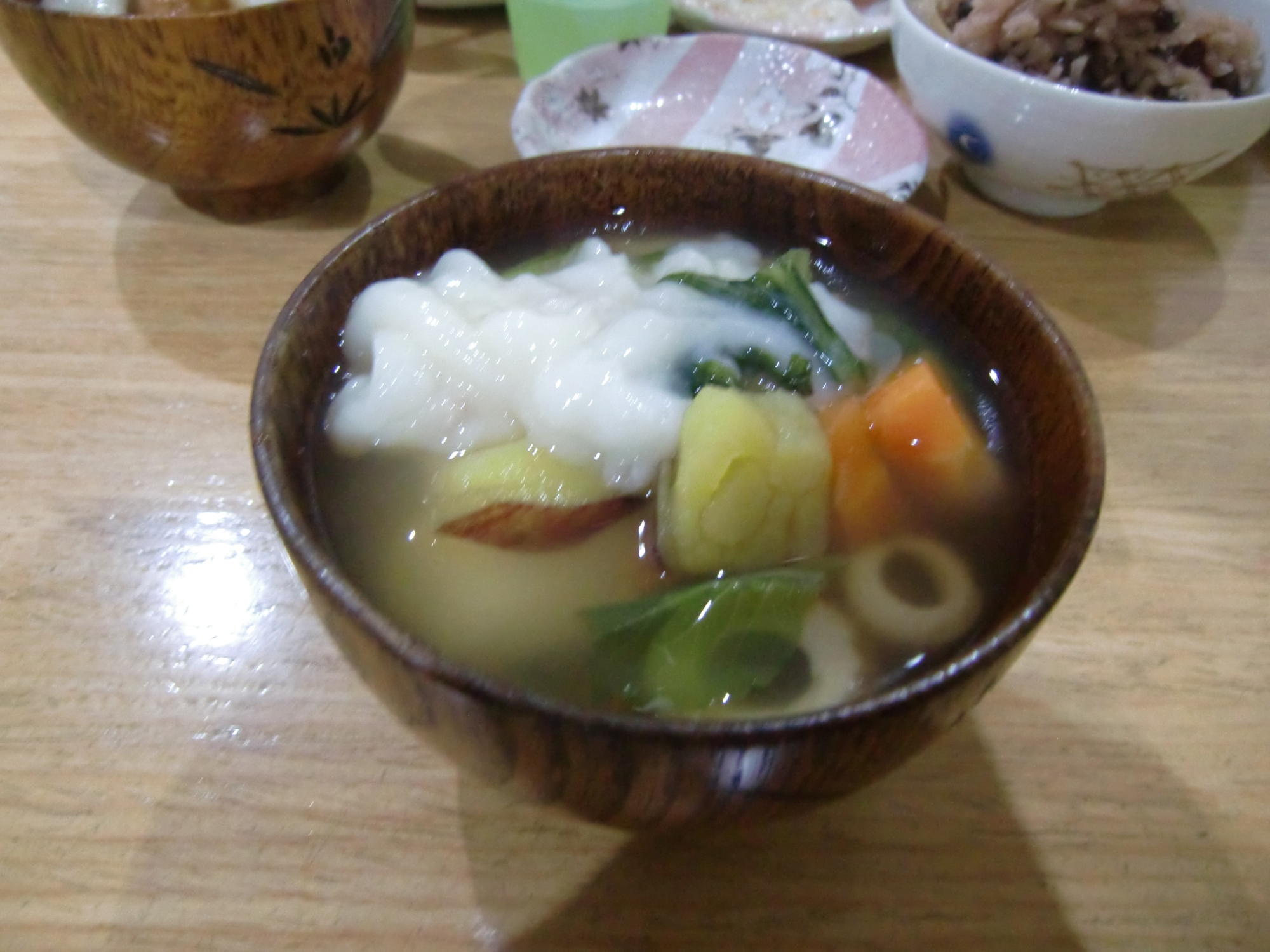 梅こぶ茶で作る簡単雑煮