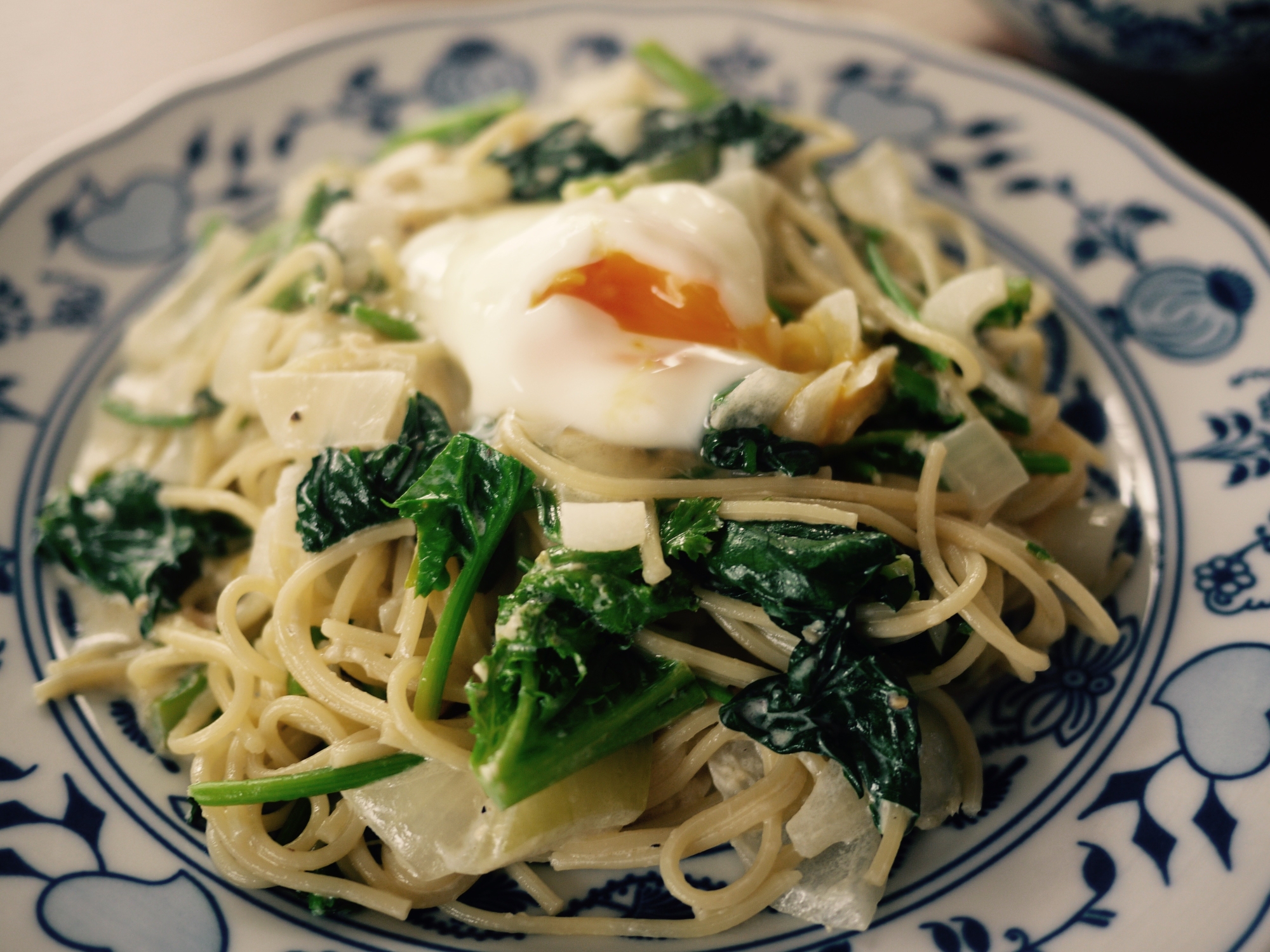 味噌と牛乳で ほうれん草の和風クリームパスタ レシピ 作り方 By みーちゃんの姉 楽天レシピ