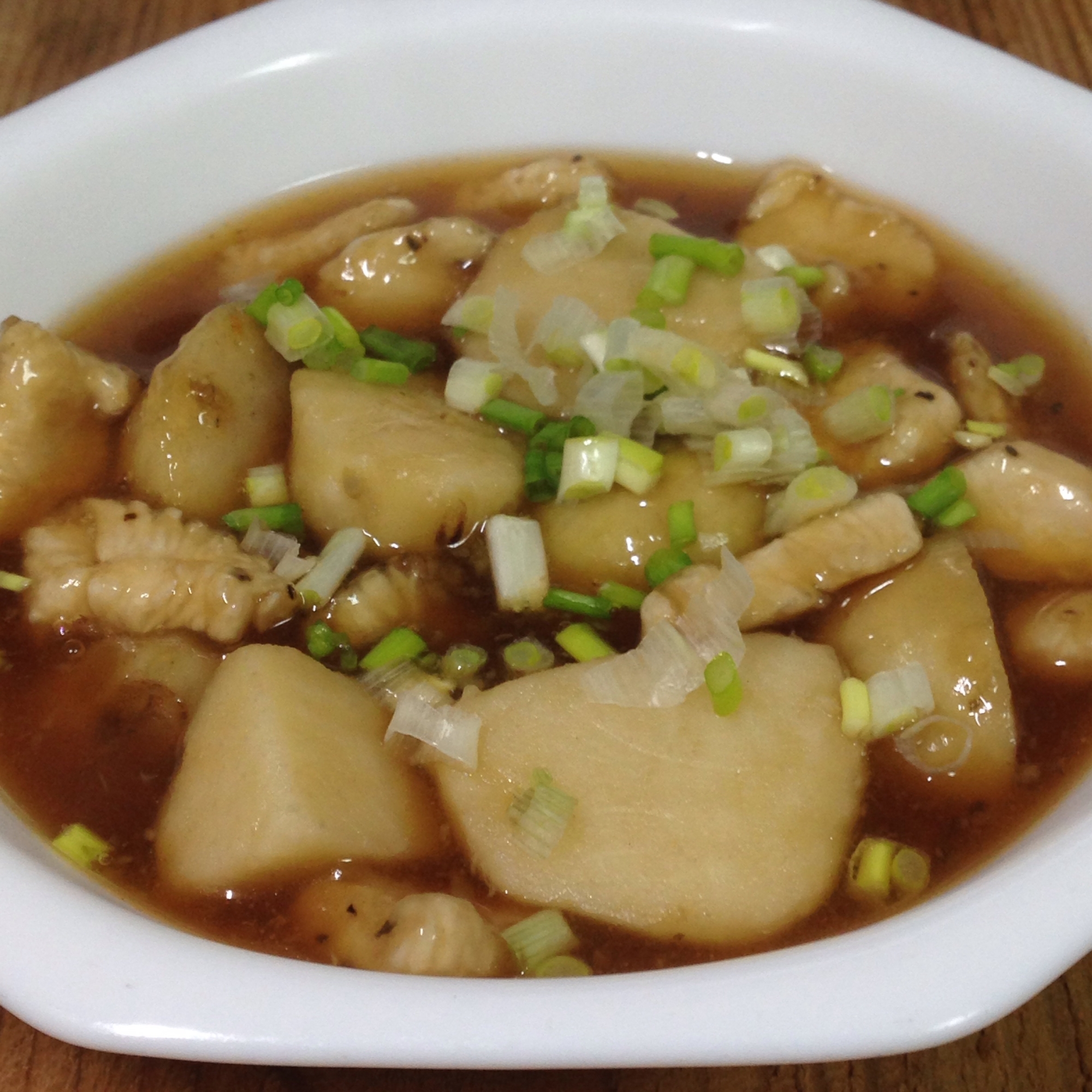 鶏むね肉と里芋の煮物♪