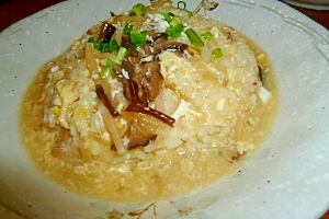 市販のふかひれスープで あんかけチャーハン レシピ 作り方 By Ta16 楽天レシピ