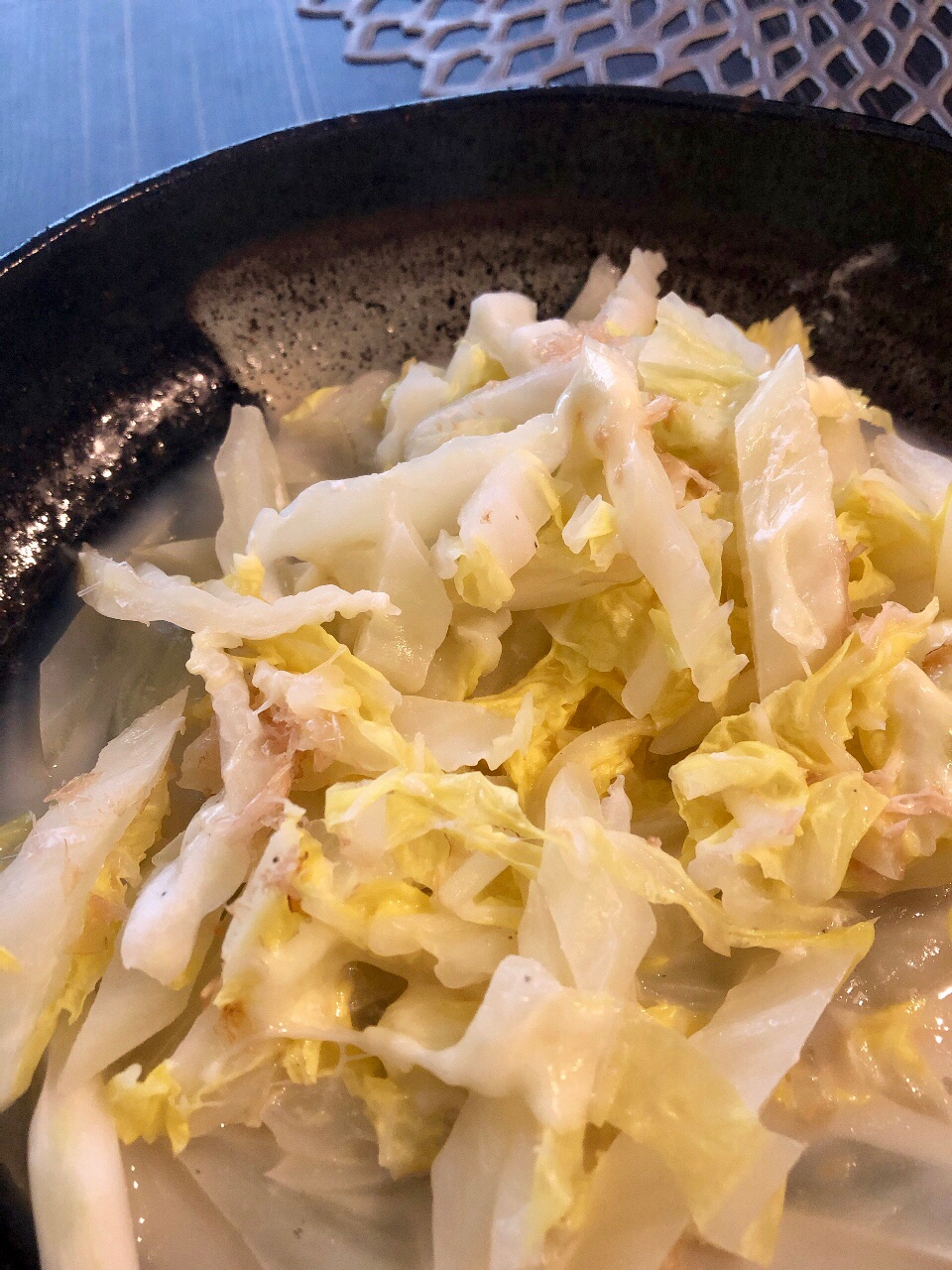 長野県産 白菜のチーズがとろ〜り☆麺つゆミルク蒸し