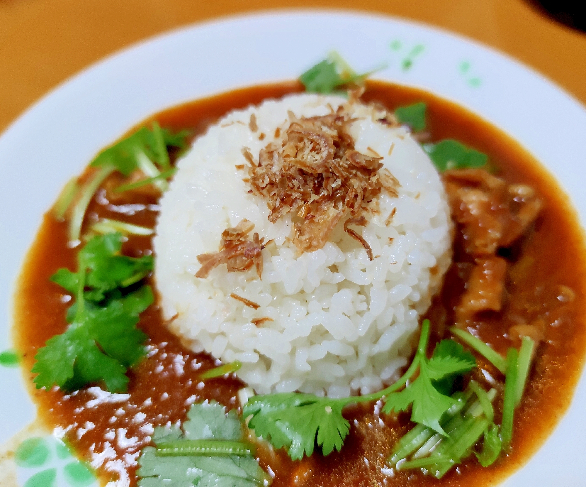 ルーを使わない鶏皮カレー〈節約〉