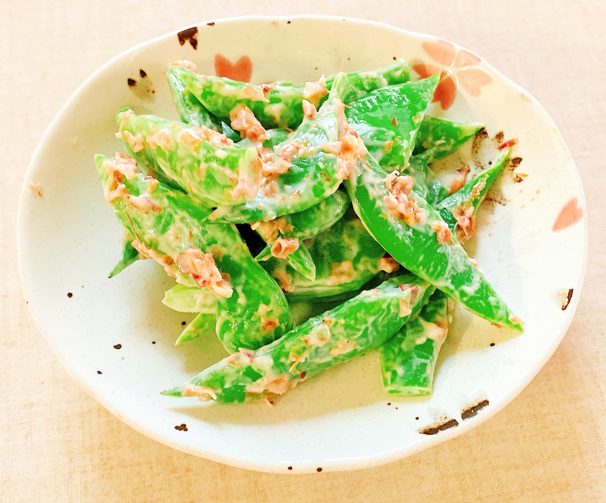 インゲン豆のおかかマヨ和え