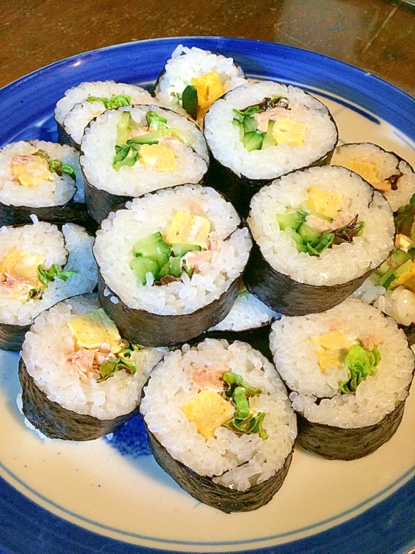 恵方巻きにも☆ツナサラダ巻き